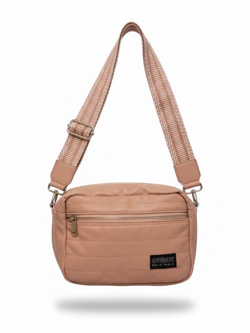Anthropology Urban Originals Crossbody Tan Purse Adjustable Strap EUC